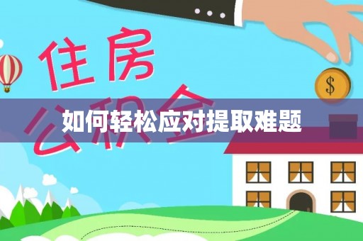 田家庵如何轻松应对提取难题