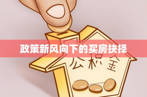 田家庵政策新风向下的买房抉择
