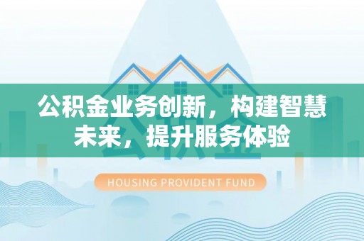 田家庵公积金业务创新，构建智慧未来，提升服务体验