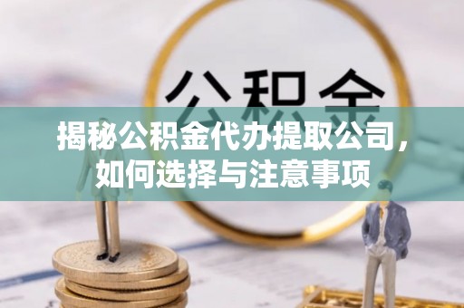 田家庵揭秘公积金代办提取公司，如何选择与注意事项