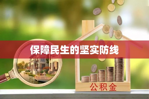 田家庵保障民生的坚实防线