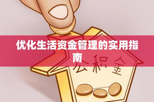 田家庵优化生活资金管理的实用指南