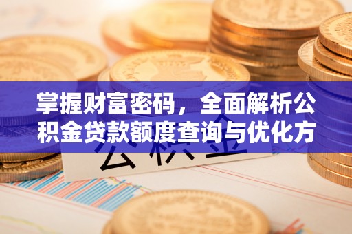 田家庵掌握财富密码，全面解析公积金贷款额度查询与优化方案