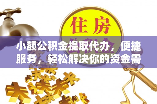 田家庵小额公积金提取代办，便捷服务，轻松解决你的资金需求