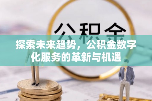 田家庵探索未来趋势，公积金数字化服务的革新与机遇