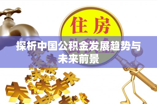 田家庵探析中国公积金发展趋势与未来前景