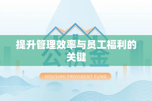 田家庵提升管理效率与员工福利的关键