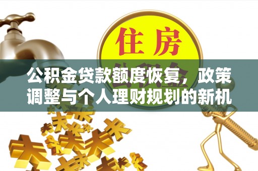 田家庵公积金贷款额度恢复，政策调整与个人理财规划的新机遇